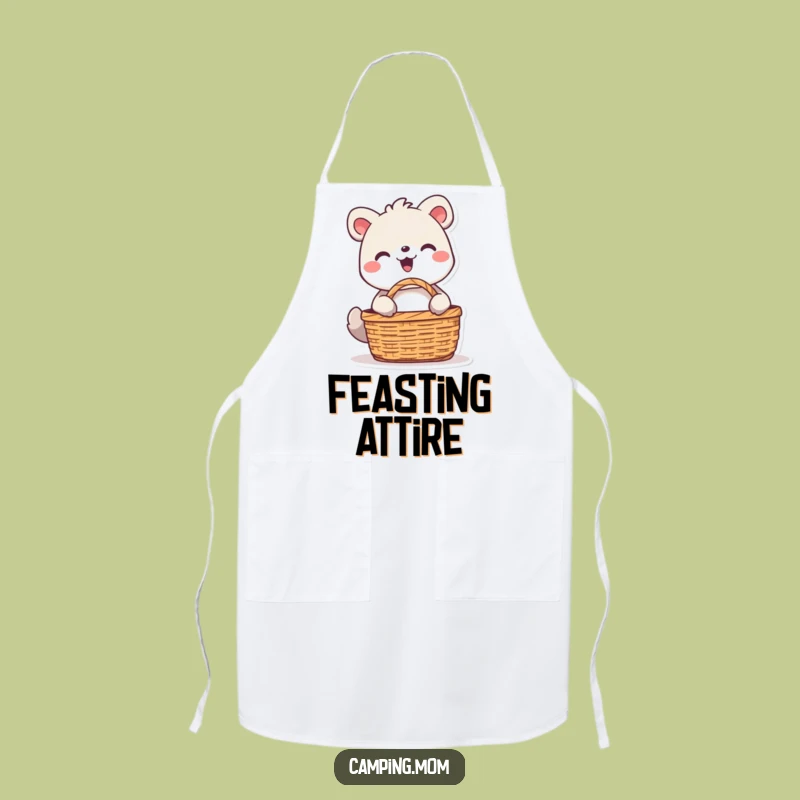 Funny Delighted Animal Apron - Beaming Picnic Prep for a Hilarious Cook and a Fun Gift