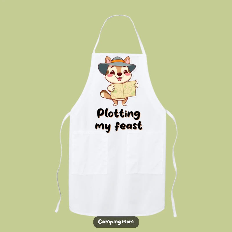 Funny Explorer Chef Apron - Hilarious Animal Map Kitchen Fun, Perfect Funny Gift