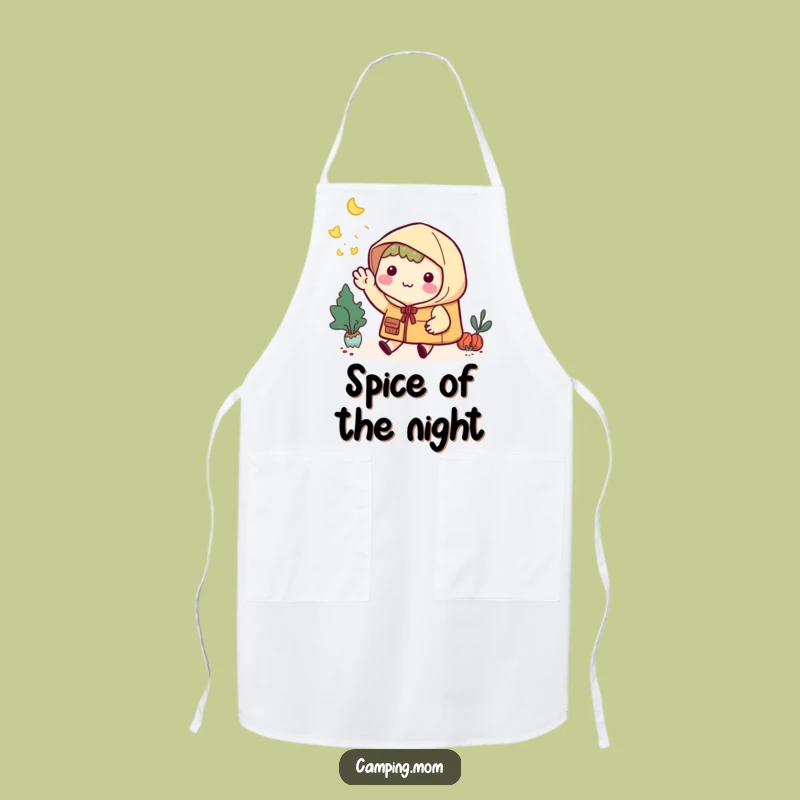 Funny Kawaii Camper Apron: Firefly Farewell Chef Design, Kitchen Humor Gift