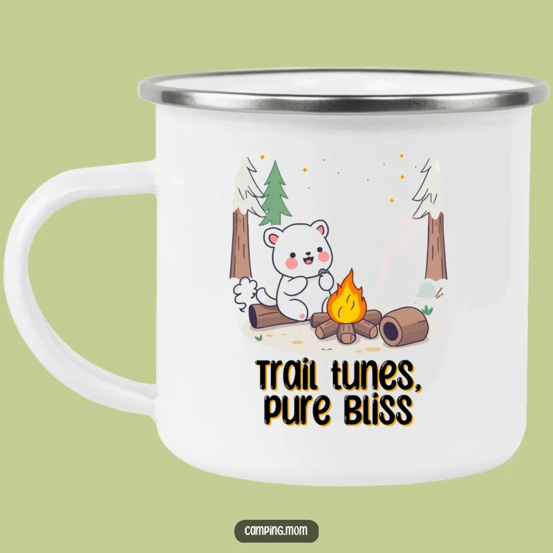 Funny Kawaii Camping Animal Camping Mug - Cheerful Campfire Song Gift