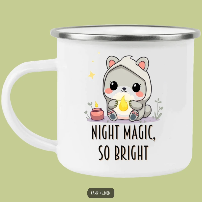 Funny Kawaii Camping Animal Camping Mug - Magical Firefly Wonder Gift