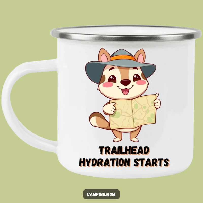 Funny Adventure Camping Mug - Hilarious Animal Map Campfire Companion, Great Funny Gift