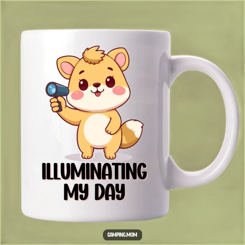 Funny Animal Flashlight Mug: Playful Explorer for a Hilarious Mystery Gift