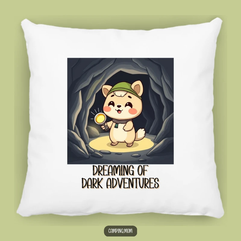 Funny Giggling Animal Pillow: Cave Explorer Comfort & Humor!