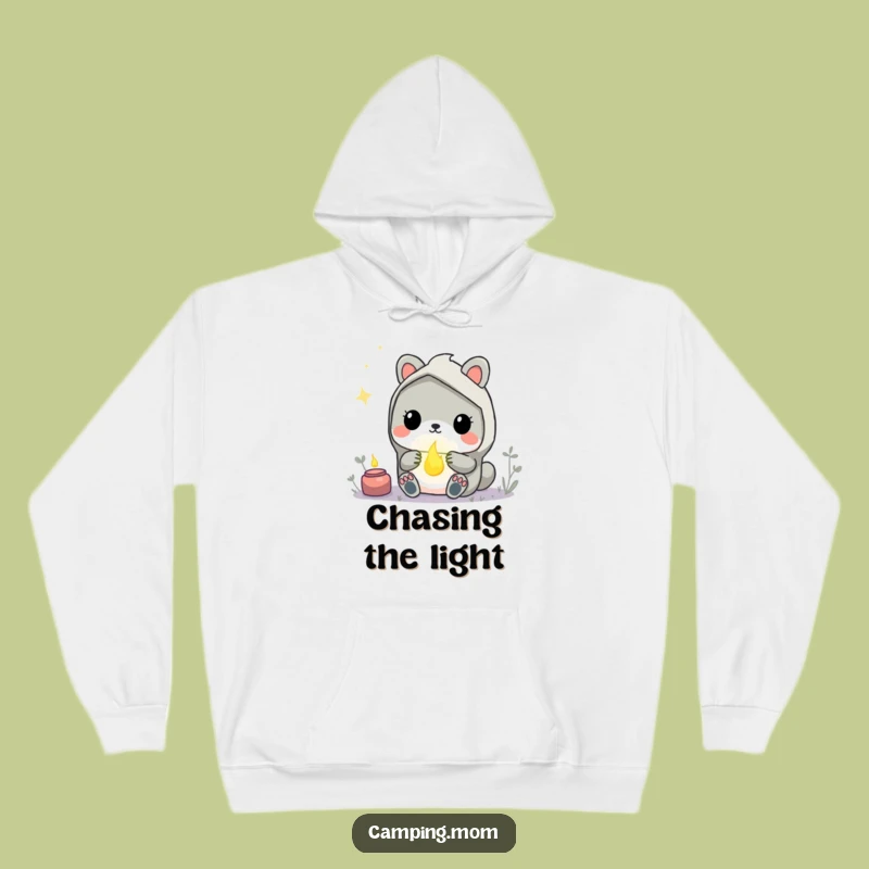Funny Kawaii Camping Animal Hoodie - Magical Firefly Wonder Gift