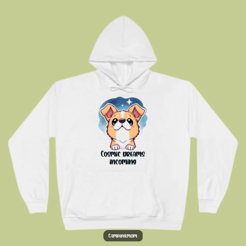 Funny Dog Starry Night Hoodie - Cozy Celestial Pup, Great Humorous Gift Idea
