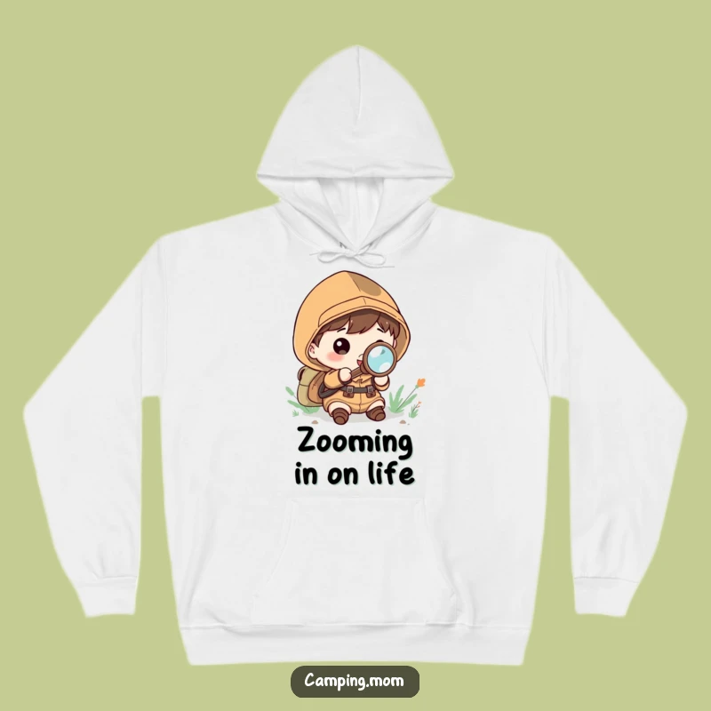 Cozy Funny Kawaii Camper Hoodie: Explorer Edition, Perfect Adventure Gift