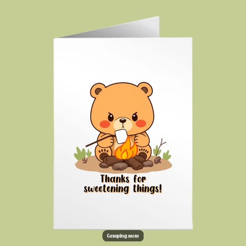 Free Printable Thank You Card: Grateful Mama Bear's Sweet Roast!