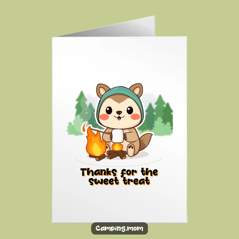 Express your thanks with a sweet treat using this funny Free Printable Thank You card. Print at home for a warm and gooey message.