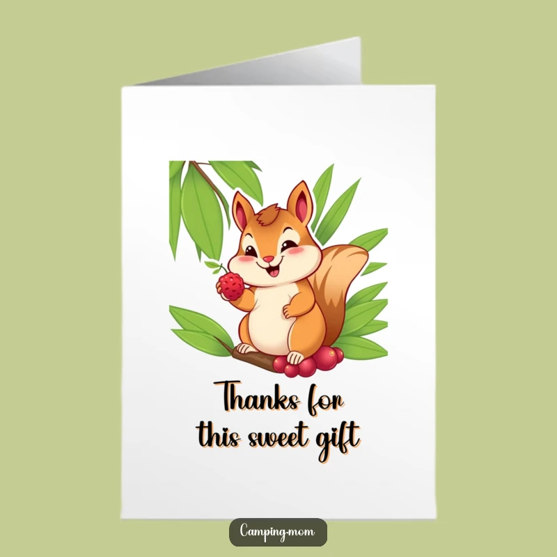 Say thanks with undeniable charm using this funny free printable card! Print at home for a sweet and memorable expression.