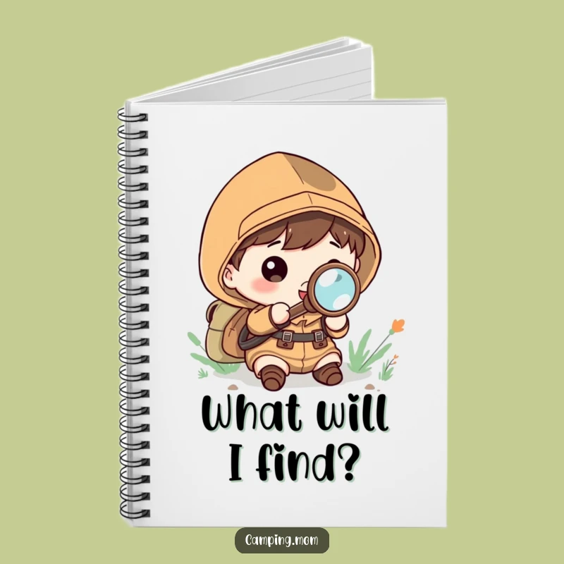 Funny Kawaii Camper Notebook: Explorer Edition, Perfect Writing Gift