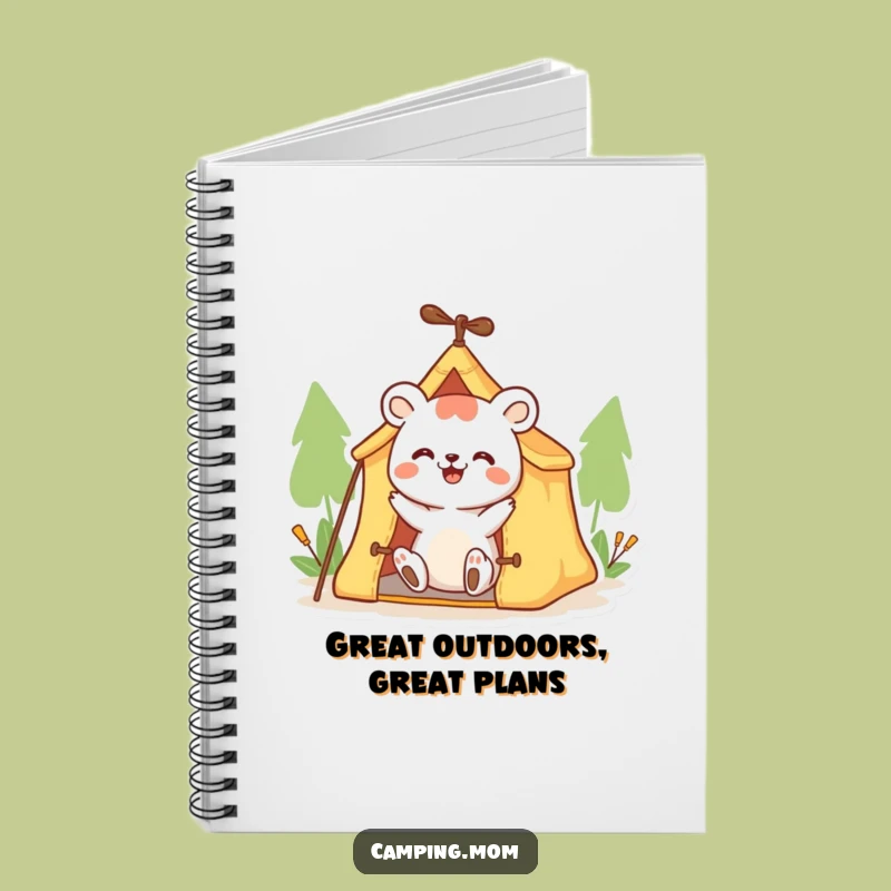 Funny Animal Notebook: Enthusiastic Camper Journal for Hilarious Notes and Ideas