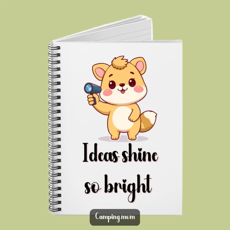 Funny Animal Notebook: Playful Flashlight Journal for Hilarious Ideas and Notes