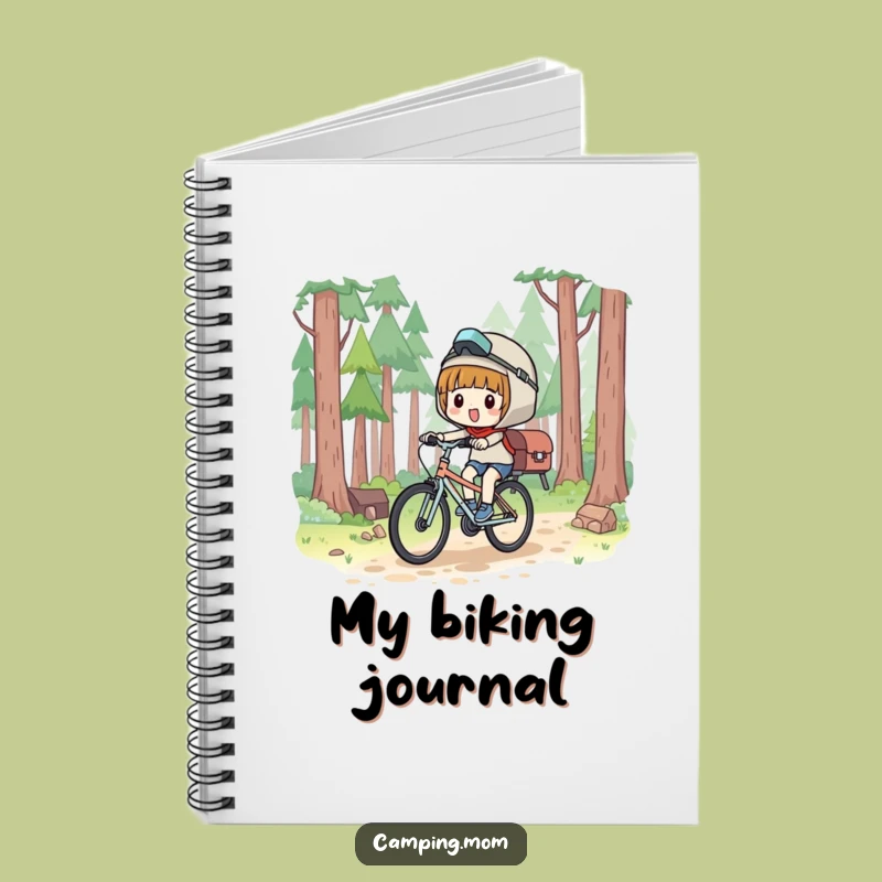 Funny Kawaii Camper Notebook: Cyclist Glee Edition, Perfect Writing Gift