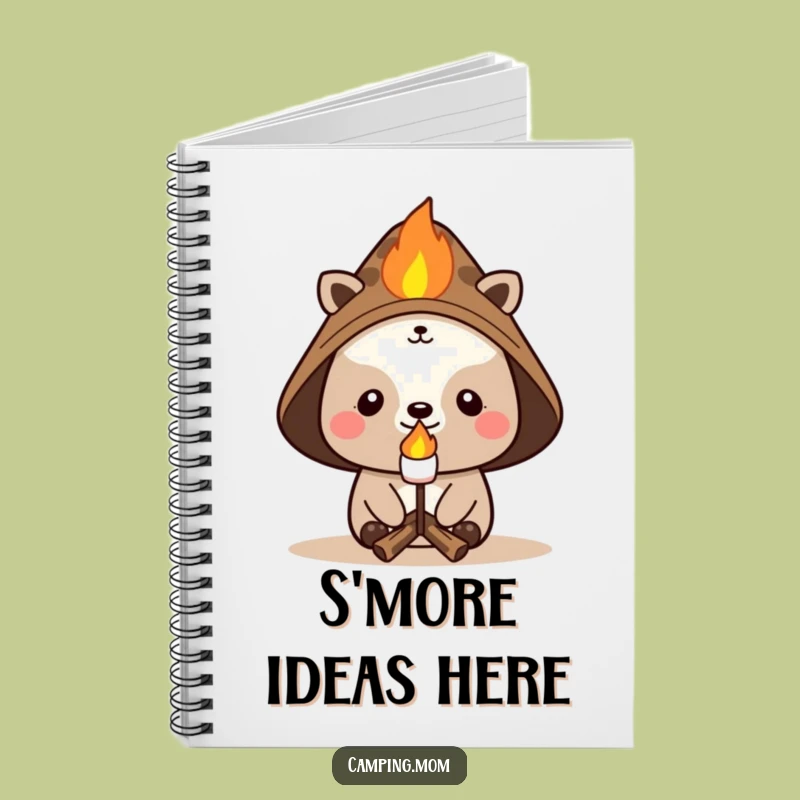 Funny Campfire Character Notebook: Journal Your Adventures with Outdoor Charm