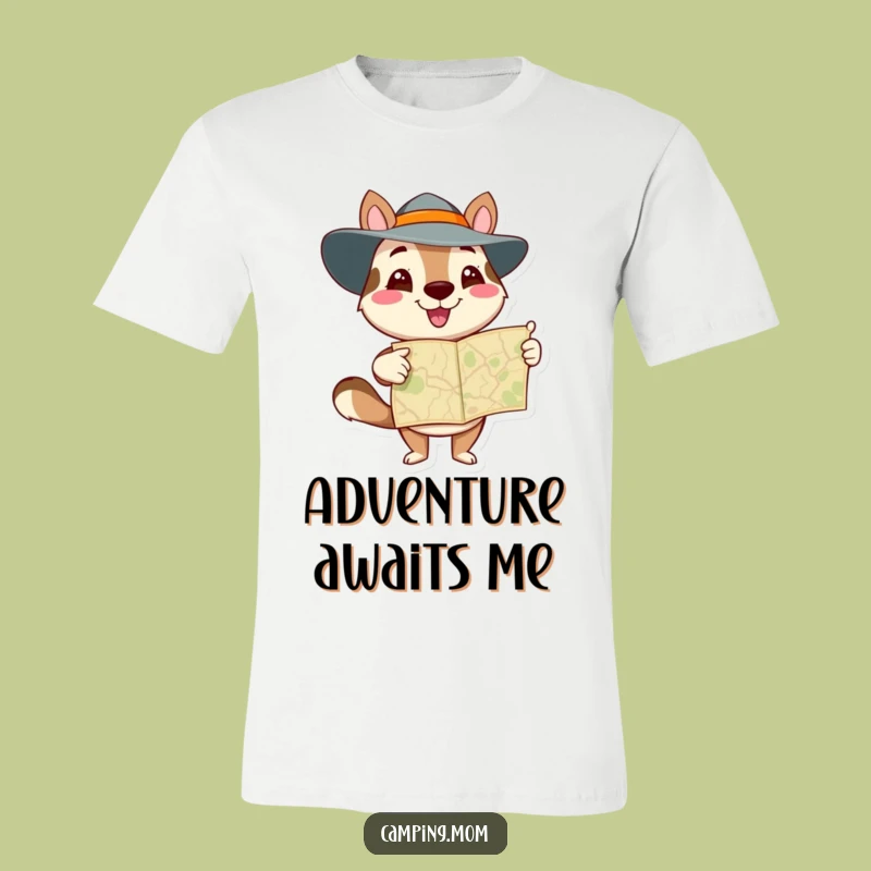 Funny Explorer Animal T-Shirt - Hilarious Map Adventure Tee, Perfect Funny Gift