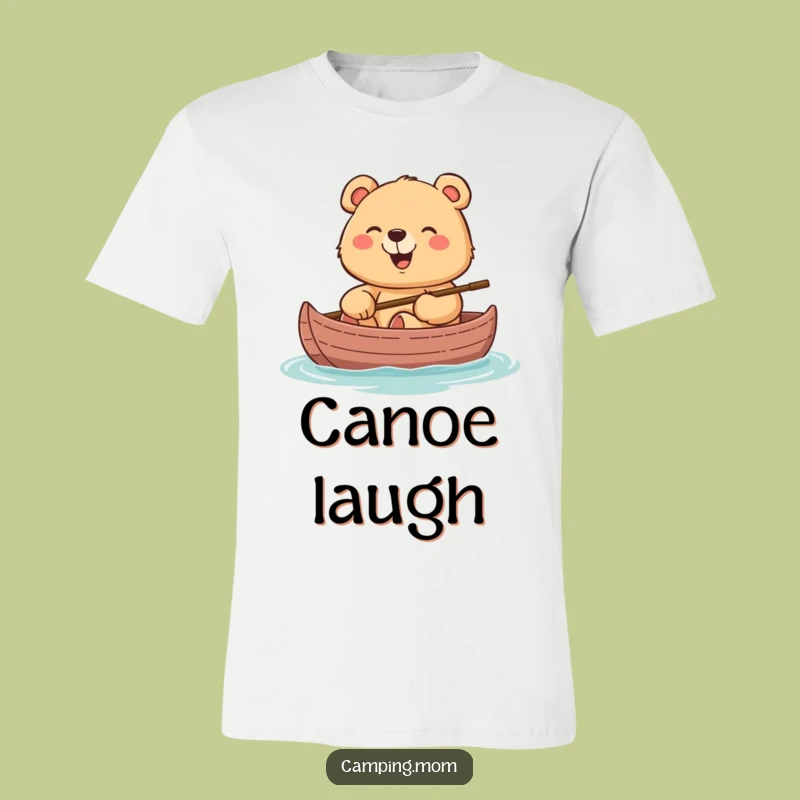 Funny Canoe Mama Bear Tee: Relaxed Fit Shirt for Water Lovers