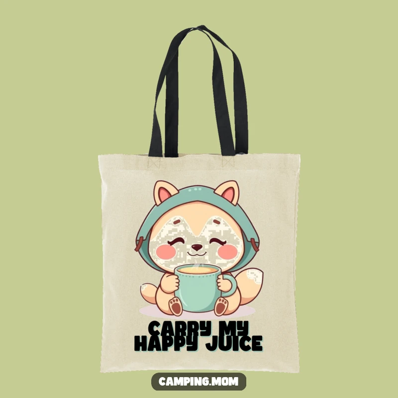 Funny Camping Mom Animal Sip Tote Bag, Carry Your Comfort Humor Gift